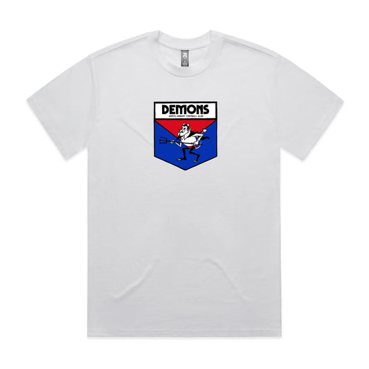 Demons Logo Retro North Hobart - Heavy Tee