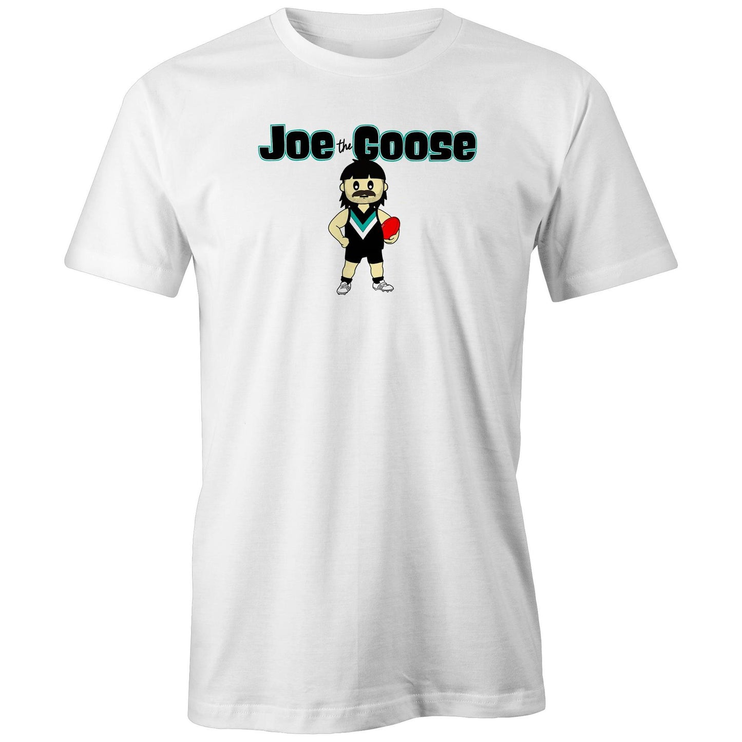 Joe the Goose Black Teal n White Classic Tee