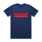 Demons Football Red on Blue - Classic Tee