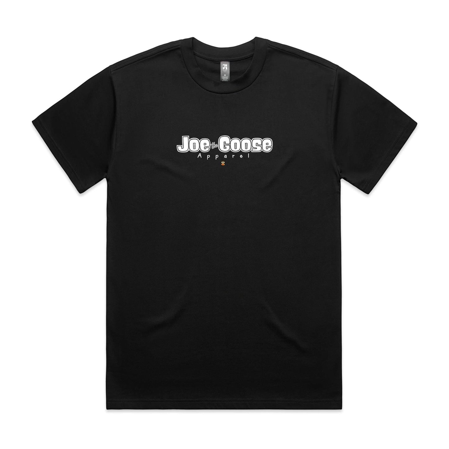 Joe the Goose Apparel Heavy Tee - White on Black